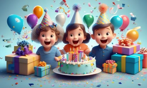 Firefly niños festejando un cumpleaños 816